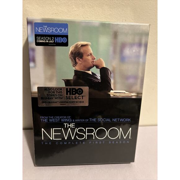 The Newsroom HBO The Complete First Season (DVD/Movie) New Factory Sealed - Picture 1 of 8